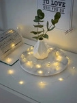 Konstsmide Micro LED-Lichterkette, 6h Timer, 40 Dioden warmwei&szlig;