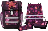 McNeill Schulranzen-Set McOcean aus Recyclingkunststoff, berry