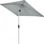doppler Sonnenschirm Active Auto Tilt 210 x 140 cm, HV, hellgrau grau