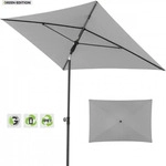 doppler Sonnenschirm ACTIVE Green Edition 200 x 120 cm, hellgrau grau