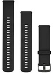 GARMIN Schnellwechsel-Armband | Silikon | Schwarz | 22 mm