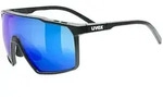 UVEX Sportbrille mtn perform s | black matt / mirror blue