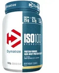DYMATIZE Getr&auml;nkepulver ISO 100 Hydrolyzed Proteinpulver Birthday Cak