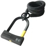 TEX-LOCK Textilschloss Eyelet inkl. D-Lock | Onyx Black | Gr&ouml;&szlig;e M /