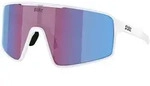 BLIZ Sonnenbrille P001 Matte White | Nordic Light Rose-Violet Mirror B