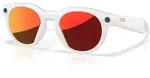 OAKLEY Meta HSTN KI Brille Warm Grey | Prizm Ruby OW8002-0451