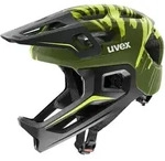 UVEX Fahrradhelm f&uuml;r Kinder react jr. fullface | dark olive