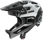 UVEX Fahrradhelm f&uuml;r Kinder react jr. fullface | black-white