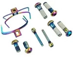 SRAM Upgrade Kit f&uuml;r G2 Bremss&auml;ttel vorn & hinten | rainbow
