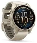 GARMIN Fenix 8 - 43 mm AMOLED Sapphire GPS Smartwatch | Nebelgrau/Soft