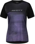SCOTT T-Shirt Damen Trail Tuned | black / swish purple S