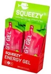 SQUEEZY Energiegel Energy Gel Lemon + Caffeine Booster 33g | 12 Beutel