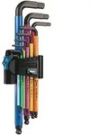 WERA Winkelschl&uuml;sselsatz Innensechskant Multicolour HF 1 Hex-Plus met