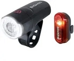 SIGMA SPORT LED Batterie Set Scheinwerfer Aura 30 + R&uuml;cklicht Curve |
