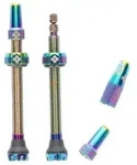 MUC-OFF Tubeless Ventil Set V2 | iridescent / oil slick 60 mm