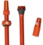 MUC-OFF Tubeless Ventil Set V2 | 60 mm orange
