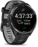 GARMIN Forerunner 965 Smartwatch | Schwarz/Carbongrau DLC Titan | Armb