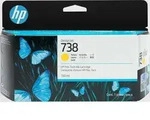 Original HP Tinte Patrone 738 gelb 498N7A DesignJet T 850 950 MFP