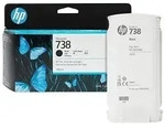Original HP Tinte Patrone 738 schwarz 498N4A DesignJet T 850 950 MFP