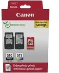 Original Canon Tinte Patrone PG-510/CL-511 Photo Value Pack schwarz/farbig + ...