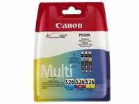 Original Canon Tinten Patrone CLI-526 Multipack 3-farbig für Pixma 4850 6520 ...