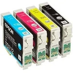 4x Original Epson T0715 Tinte Patrone f&uuml;r Stylus SX 405 410 415 Blister