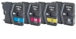 4x Original Brother LC-985 Tinte Patrone MFC-J 220 265 410 415 DCP-J 125 140 ...