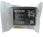 Original Epson Tinten Patrone T1281 schwarz f&uuml;r Stylus Office 420 440 305 230...