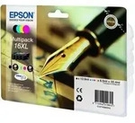 Epson 16XL (C13T16364010) Druckerpatrone &ndash; black-tri-color &ndash; Originalprodukt