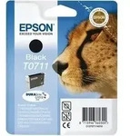 Original Epson Tinten Patrone T0711 schwarz f&uuml;r Stylus 78 4050 5050 6000 7000...