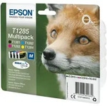 4x Original Epson Tinte T1285 f&uuml;r Stylus SX 125 130 235 425 430 435 445 Blister