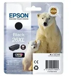 Original Epson Tinten Patrone 26 XL schwarz f&uuml;r Expression 600 605 700 800 Bl...