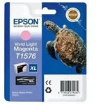 Original Epson Tinte Patrone T1576 XL magenta hell f&uuml;r Stylus Photo R3000