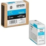 Original Epson Tinte Patrone T8502 cyan f&uuml;r SureColor SC-P 800 AG