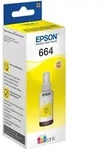 Original Epson Tinten Patrone T664 gelb f&uuml;r EcoTank 100 200 25 2500 2600 3600...