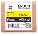 Original Epson Tinte Patrone T5804 gelb f&uuml;r Stylus Pro 3800 3880 Blister