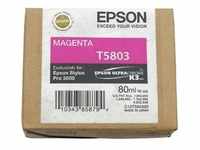 Original Epson Tintenpatrone T5803 magenta für Stylus Pro 3800 3880 AG