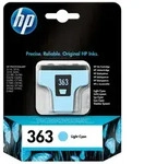 Original HP 363 Tinte Patrone cyan hell PhotoSmart 3108 3110 3210 3310 8250 AG