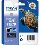 Original Epson Tinte Patrone T1579 XL hell schwarz f&uuml;r Stylus Photo R3000