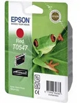 Original Epson Tinten Patrone T0547 rot f&uuml;r Stylus Photo 1800 800