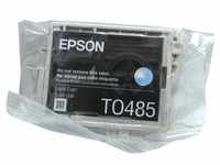 Original Epson Tinten Patrone T0485 cyan für Stylus Photo 200 300 500 600 Bli...