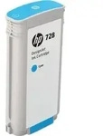 Original HP Tinte Patrone 728 cyan F9K17A f&uuml;r DesignJet T 730 830 Blister