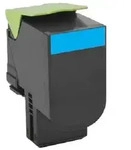 Original Lexmark Toner 802HC 80C2HC0 cyan f&uuml;r CX410 CX510 oV