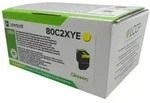Original Lexmark Toner 80C2XYE 802XYE gelb f&uuml;r CX510 oV