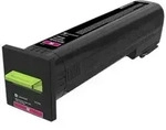 Original Lexmark Toner 72K2XME magenta f&uuml;r CS820dte CS820dtfe CS820de - neu u...