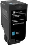 Original Lexmark Toner 84C2HCE cyan f&uuml;r CX 725 - neu umverpackt