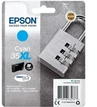 Original Epson Tinte Patrone 35XL cyan f&uuml;r Workforce Pro WF 4700 4725 4740