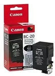 Original Canon Tinten Patrone BC-20 schwarz f&uuml;r BJC 2000 4000 5000