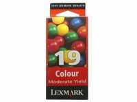 Original Lexmark Tintendruckkopfpatronen 19 farbig für F X 4250 P 705