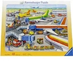 Ravensburger Puzzle Kleiner Flugplatz 067008 Kinder Rahmenpuzzle Flugzeug 40 ...